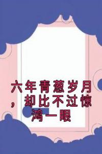 六年青葱岁月，却比不过惊鸿一眼全集小说